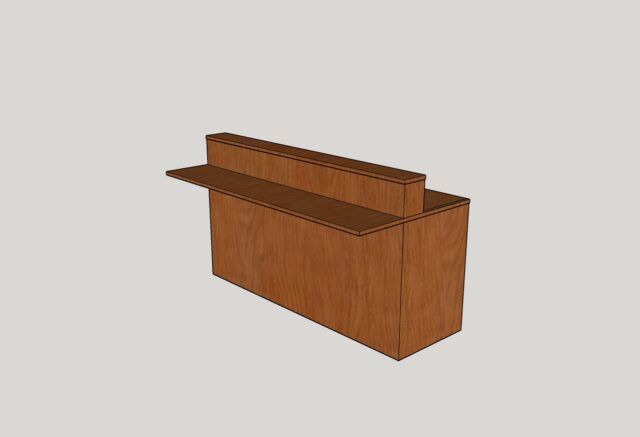 立ち呑み専用のカウンター